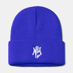 3D NY Letter Embroidery Pattern Casual Versatile Knitted Hat