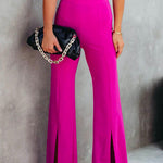 Margovil Hebe Split Hem High Rise Pants