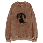 Retro Dachshund Vintage Sweatshirt