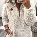 Ayla ��� Ultra-Soft High-Neck Fleece Pullover