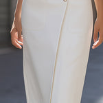 Tailored Double-Breasted Blazer Midi Dress