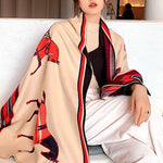 Original Warm Cartoon Print Shawl&Scarf