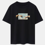 Create Adam Print Heavy Weight Oversize T-Shirt