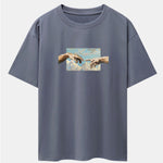 Create Adam Print Heavy Weight Oversize T-Shirt