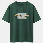 Create Adam Print Heavy Weight Oversize T-Shirt