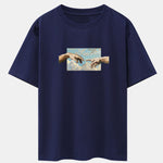Create Adam Print Heavy Weight Oversize T-Shirt