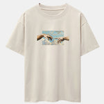 Create Adam Print Heavy Weight Oversize T-Shirt