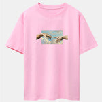 Create Adam Print Heavy Weight Oversize T-Shirt