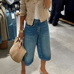Stylish and Comfortable Cropped Jeans