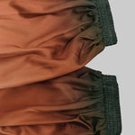 A-Line Long Sleeves Elasticity Gradient Pockets Round-Neck Maxi Dresses