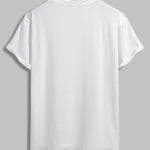 Men's "CALIFORNIA" letter print casual crew neck T-shirt