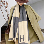 Original Warm Letter Print Shawl&Scarf