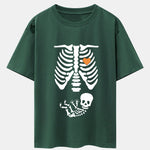 Funny Skeleton Baby Drop Shoulder Oversize T-Shirt