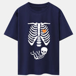 Funny Skeleton Baby Drop Shoulder Oversize T-Shirt