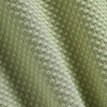 Men's textured seersucker half-button lapel solid color polo