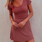 Margovil One Dress Two Ways Printed Mini Dress