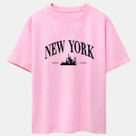Alaska Slogan Print Drop Shoulder Oversize T-Shirt