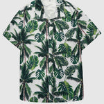 Men's Hawaiian Print Casual Resort Style Short Sleeve Shirt