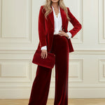 Loose Wide Leg Solid Color Pants