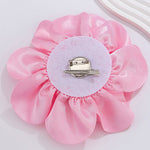 Flower Shape Solid Color Brooch Accessories