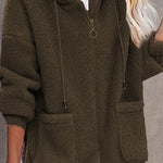 Cardigan Buttonless Print Loose Top Overcoat