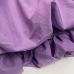 High Waisted Loose Pleated Solid Color Round-Neck Mini Dresses
