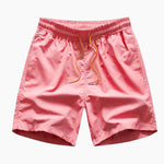 Flamingo Stripe Panel Shirt & Swim Shorts
