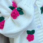 Selena Rose Knit Sweater Cardigan