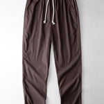 Contrast Paisley Print Linen Look Shirt & Straight Leg Linen Pants