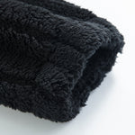 Striped Teddy Fleece Zip Up Hoodie & Striped Teddy Fleece Jogger Pants