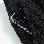 Striped Teddy Fleece Zip Up Hoodie & Striped Teddy Fleece Jogger Pants