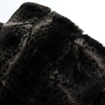 Animal Print Faux Fur Hooded Jacket