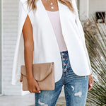 Margovil Open Front Split Sleeves Cape Jacket