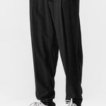 Relax Fit Linen And Cotton Blend Harem Pants
