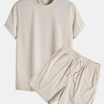 Stretch Corduroy Ringer T-Shirt & Corduroy Shorts