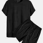 Stretch Corduroy Ringer T-Shirt & Corduroy Shorts