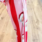 Pink and Red Santa Ribbed Set