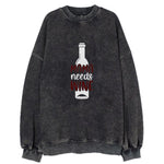 Mama Needs Wine Vintage Sweatshirt