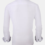 Long Sleeve Contrast Dress Shirt