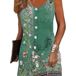 Women's Summer Vacation Sleeveless Dress