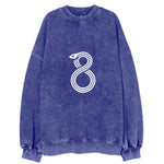 Fortune Coil Year Of Snake Vintage Sweatshirt