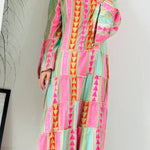 JACQUARD MAXI DRESS