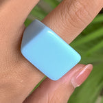 Original Stylish Resin 8 Colors Geometric Ring