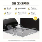 Marcivo Unisex Half-Frame Business Glasses