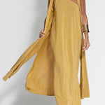 Flawless and Free One Shoulder Relaxed Slit Maxi Dress
