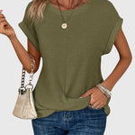 Isa™ | Stylish Crew Neck Blouse