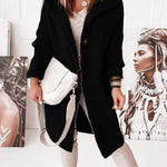 Hooded Knitwear Hood Collar Temperament Commuting Loose Cardigan Women's Sweater
