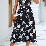 Like A Dream Ruffle Floral Midi Dress
