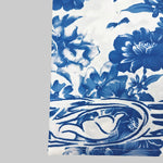 A-Line Loose Flower Print Split-Joint Lapel Maxi Dresses