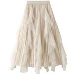 Original Stylish 7 Colors Falbala Gauze Skirt